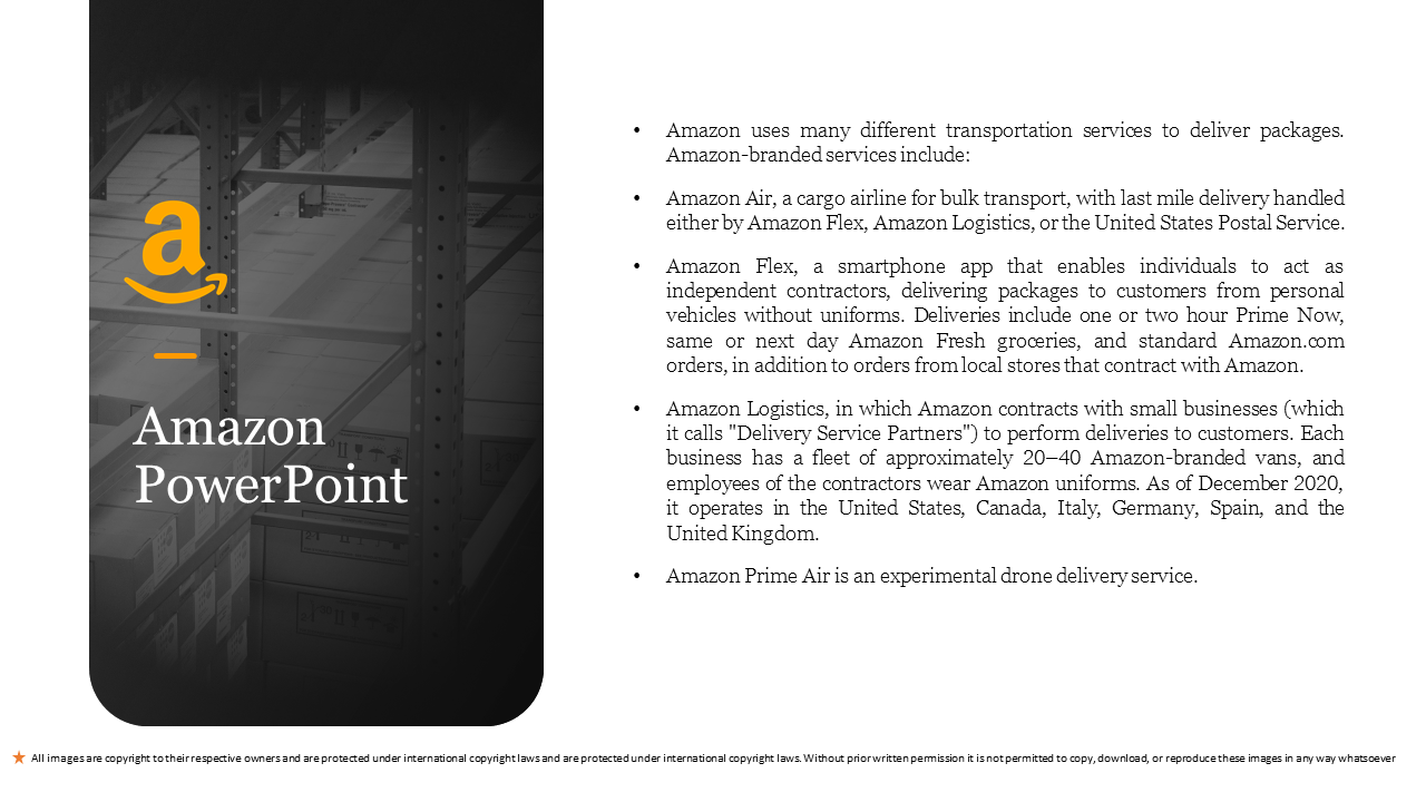 Free Amazon PowerPoint Template